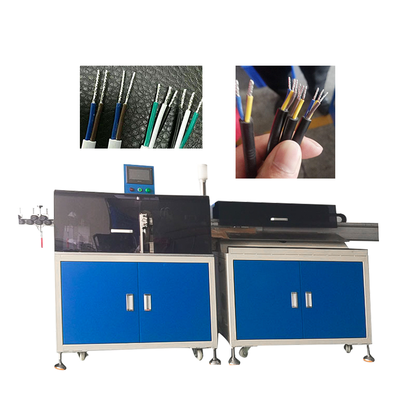 ASB-YHT200 Round sheath wire automatic wire cutting and twisting soldering machine