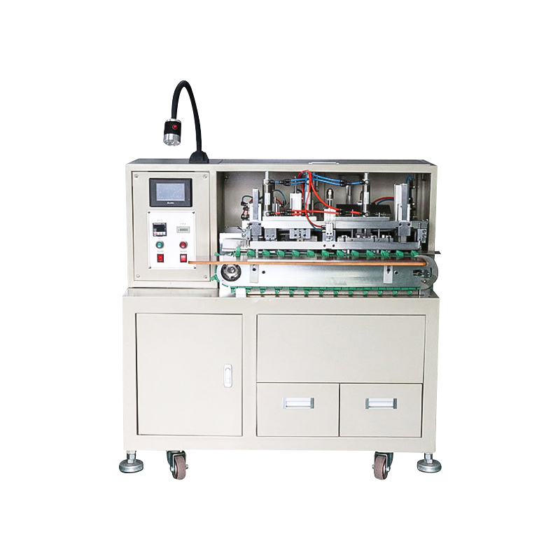 Automatic peeling and twisting wire tin machine